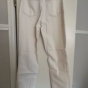 Abercrombie 90’s Ultra High Rise Straight White NWT